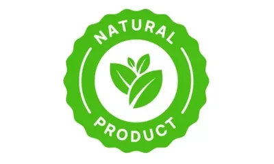 All natural badge
